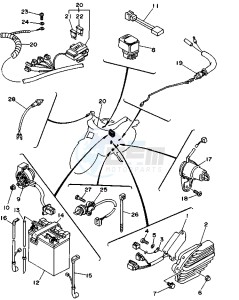 XV VIRAGO 535 drawing BATTERY