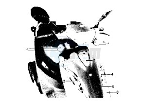 DD EU2 - 50 cc drawing FRONT SHIELD