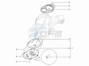 SR Motard 125 4t e3 drawing Wheel housing - Mudguard