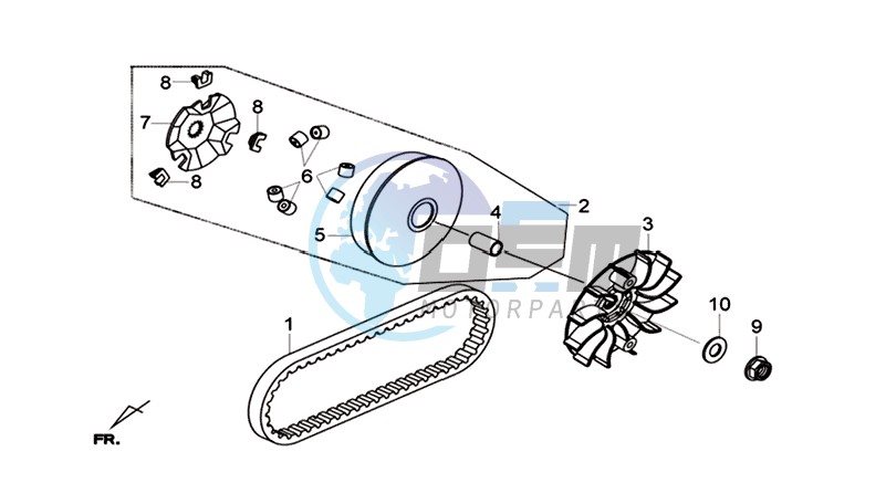 MOVABLE FLANGE / V-BELT