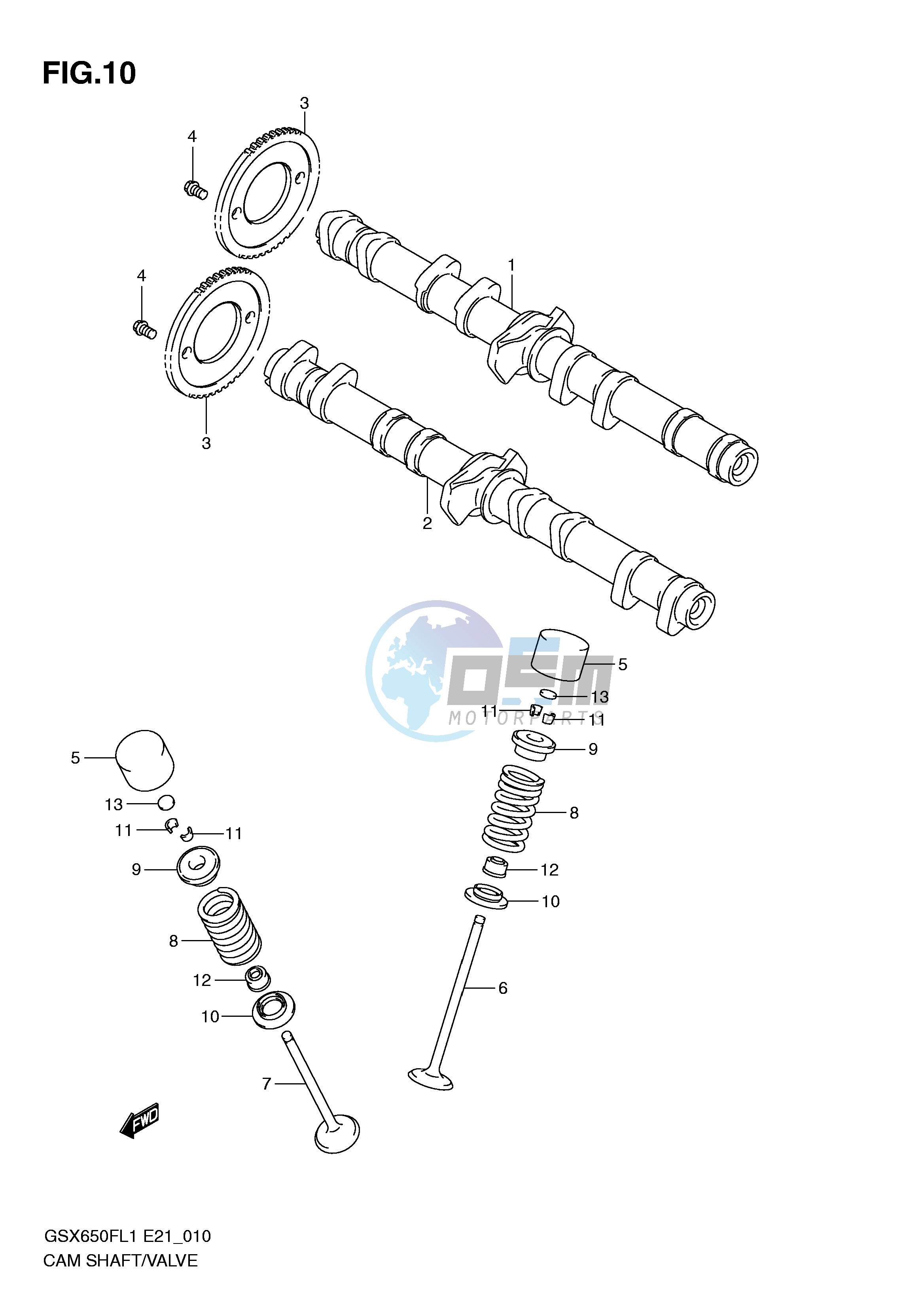 CAM SHAFT - VALVE