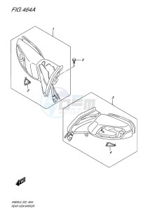 AN650Z ABS BURGMAN EXECUTIVE EU-UK drawing REAR VIEW MIRROR