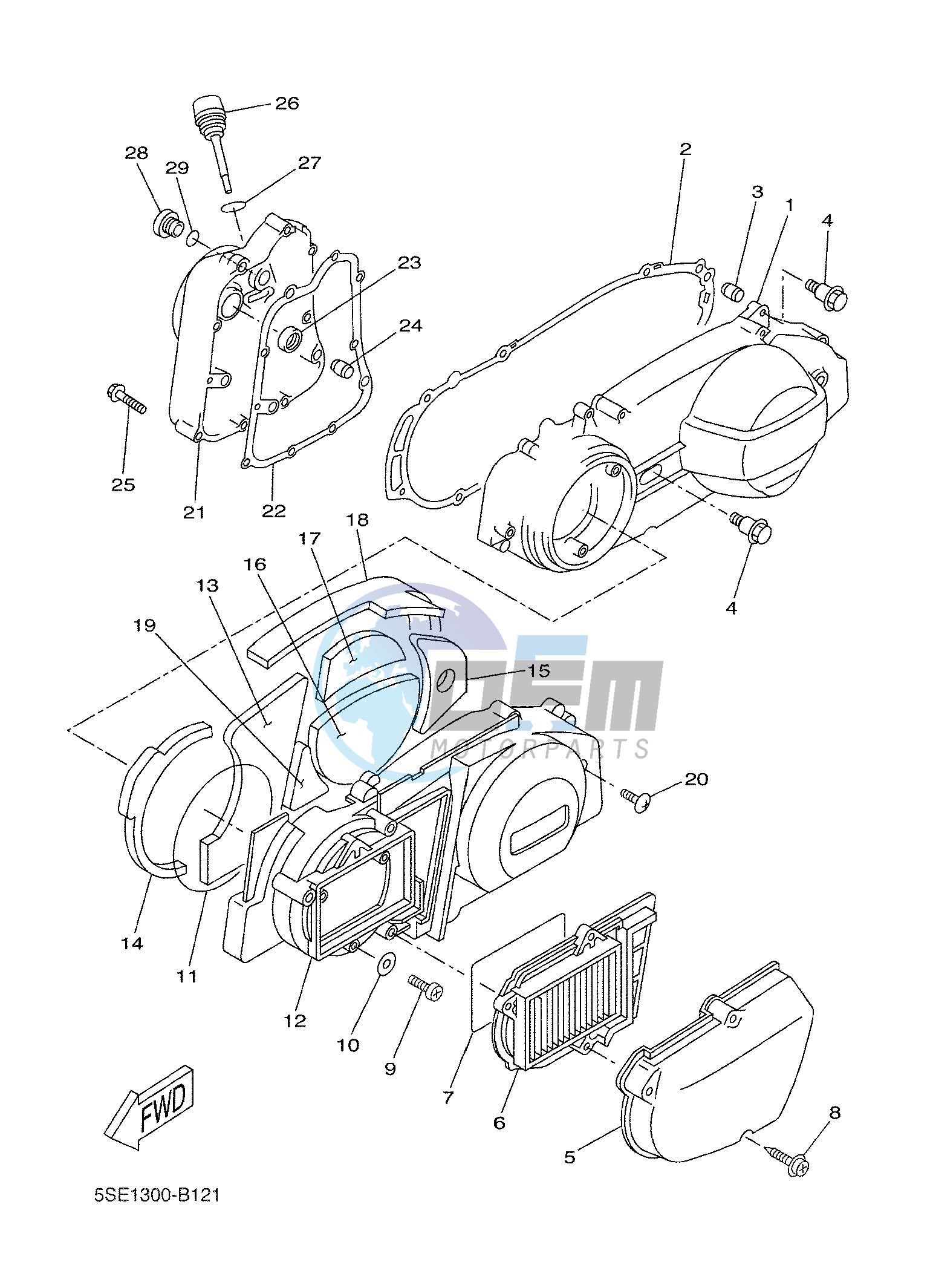 CRANKCASE COVER 1