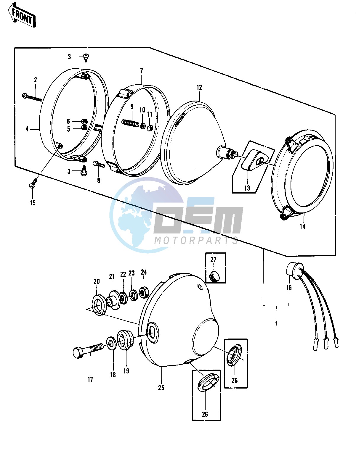 HEADLIGHT -- 77-78 B1_B2- -