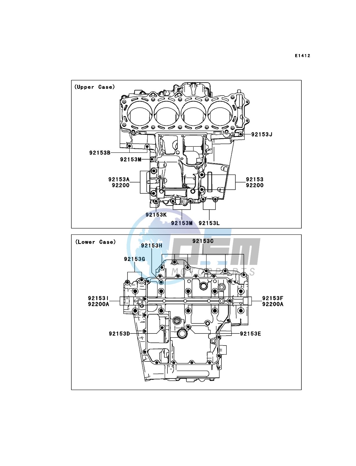 Crankcase Bolt Pattern