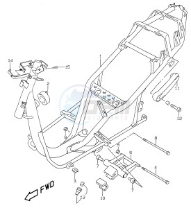 AY50 (V-W-X-Y) katana drawing FRAME (model K1)