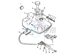 CW RS SPY 50 drawing FUEL TANK