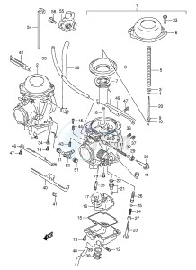 DR800S (E4) drawing CARBURETOR