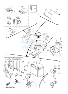 XVS950CR XVS950 CAFE RACER XV950 RACER 60TH ANNIV. (B33E) drawing ELECTRICAL 2