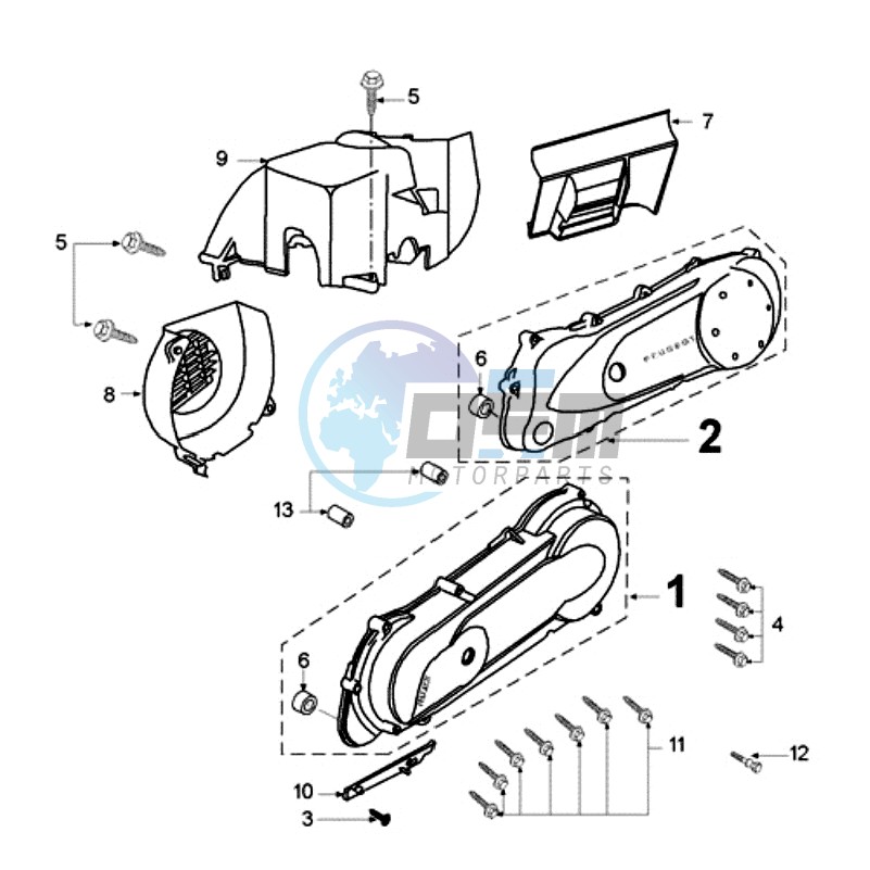 CRANKCASE COVER