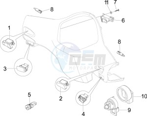 GTS 300 ie Super USA drawing Selectors - Switches - Buttons