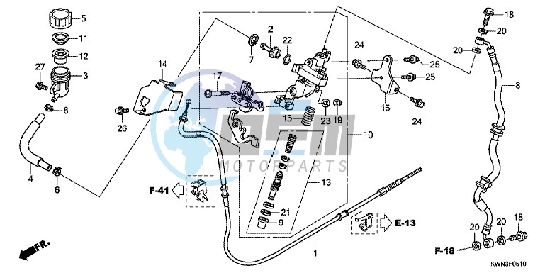 BRAKE MASTER CYLINDER (CBS)