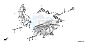 TRX420FAD TRX420 Europe Direct - (ED) drawing HEADLIGHT