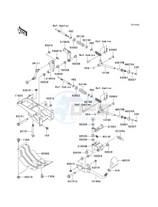 KAF 620 E [MULE 3010 4X4] (E6F-E8F) E7F drawing SHIFT LEVER-- S- --- JK1AFCE1 6B543664 - - -