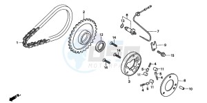 CMX250C REBEL drawing STARTING CLUTCH