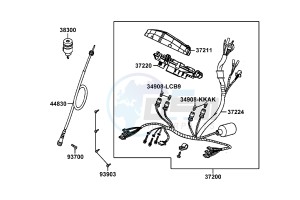 AGILITY CARRY 50cc drawing Speedometer