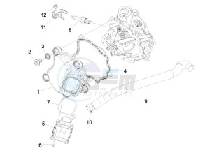 MP3 300 4t 4v ie lt ibrido drawing Cylinder head cover