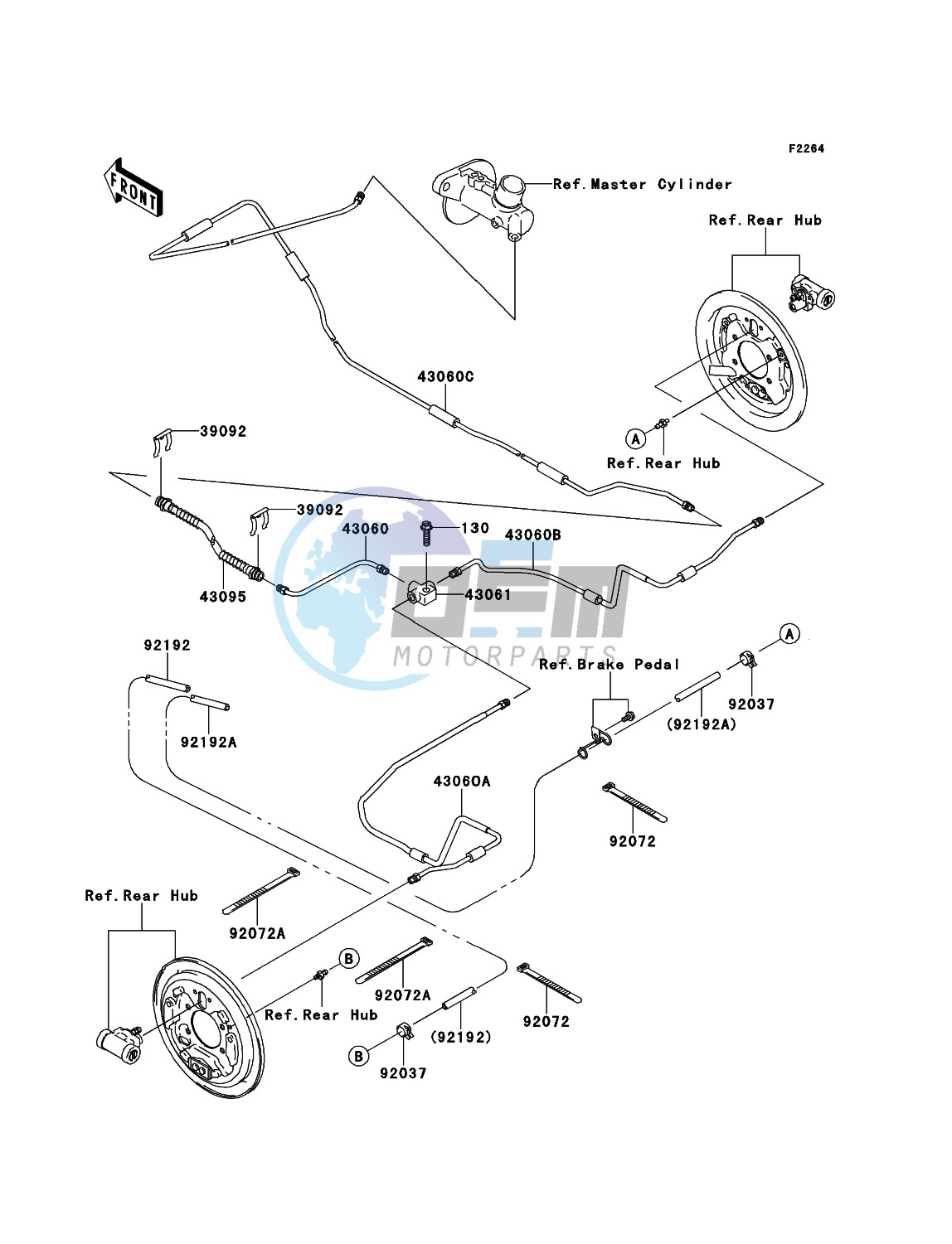 Rear Brake Piping