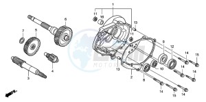 SH150 125 drawing TRANSMISSION