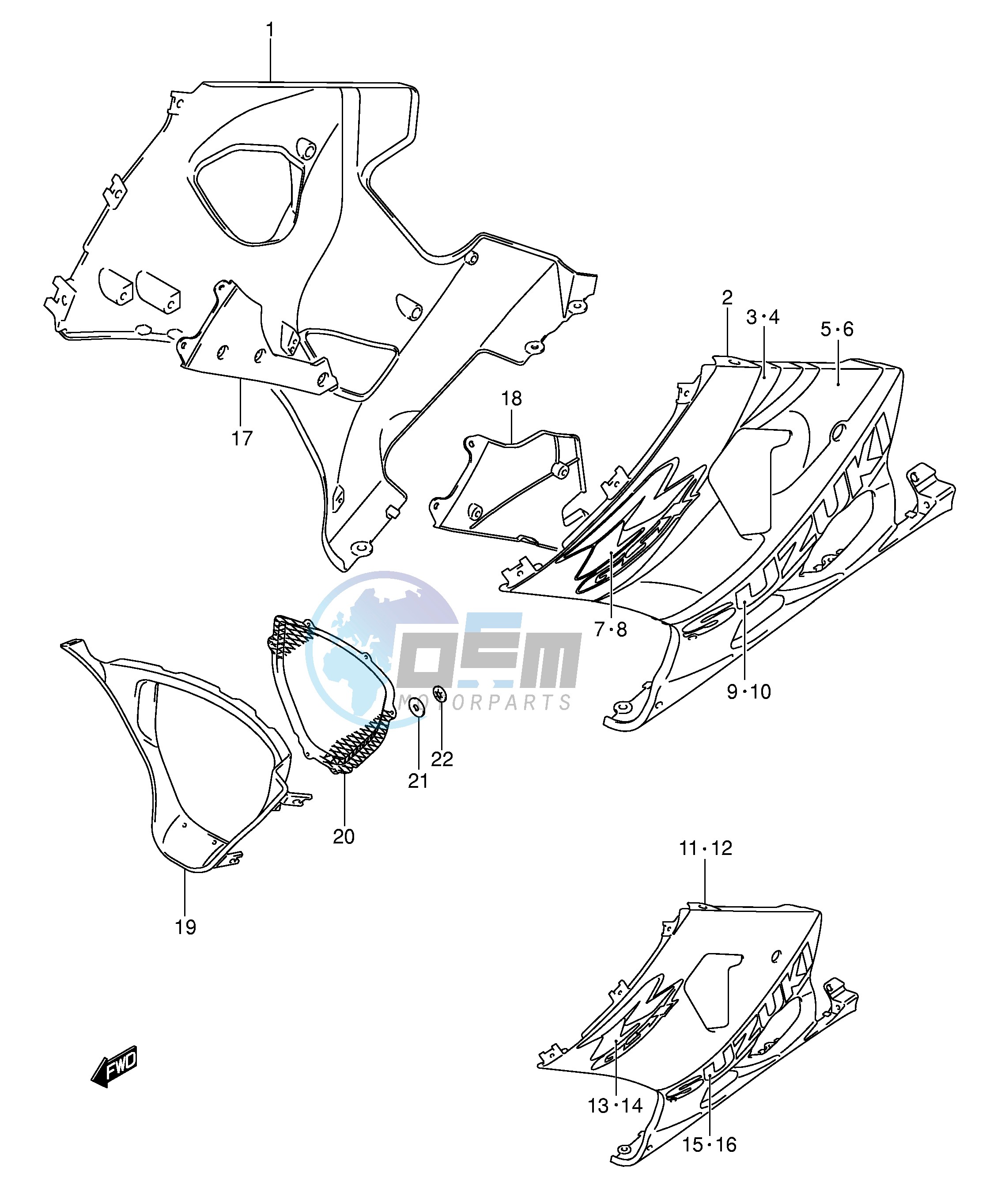 UNDER COWLING (MODEL K3)