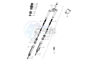 YH WHY EURO1 50 drawing FRONT FORK