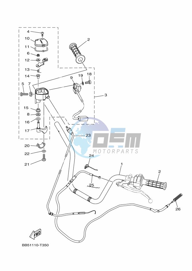 STEERING HANDLE & CABLE