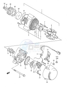 GSX750F (E28) drawing STARTING MOTOR