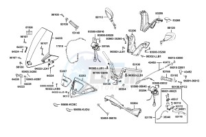 G-DINK 50 Netherlands drawing Handle Steering - Handle Cover