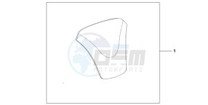 CBR1100XX SUPER BLACKBIRD drawing TANK PAD