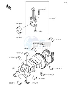 Z1000SX_ABS ZX1000MFF FR GB XX (EU ME A(FRICA) drawing Crankshaft