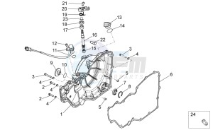 Tuono V4 1100 RR (USA-CND) USA-CND drawing Clutch cover