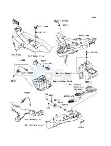 Z1000 ZR1000B7F FR GB XX (EU ME A(FRICA) drawing Fuel Injection