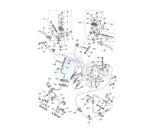 XP T-MAX ABS 530 drawing FRONT MASTER CYLINDER