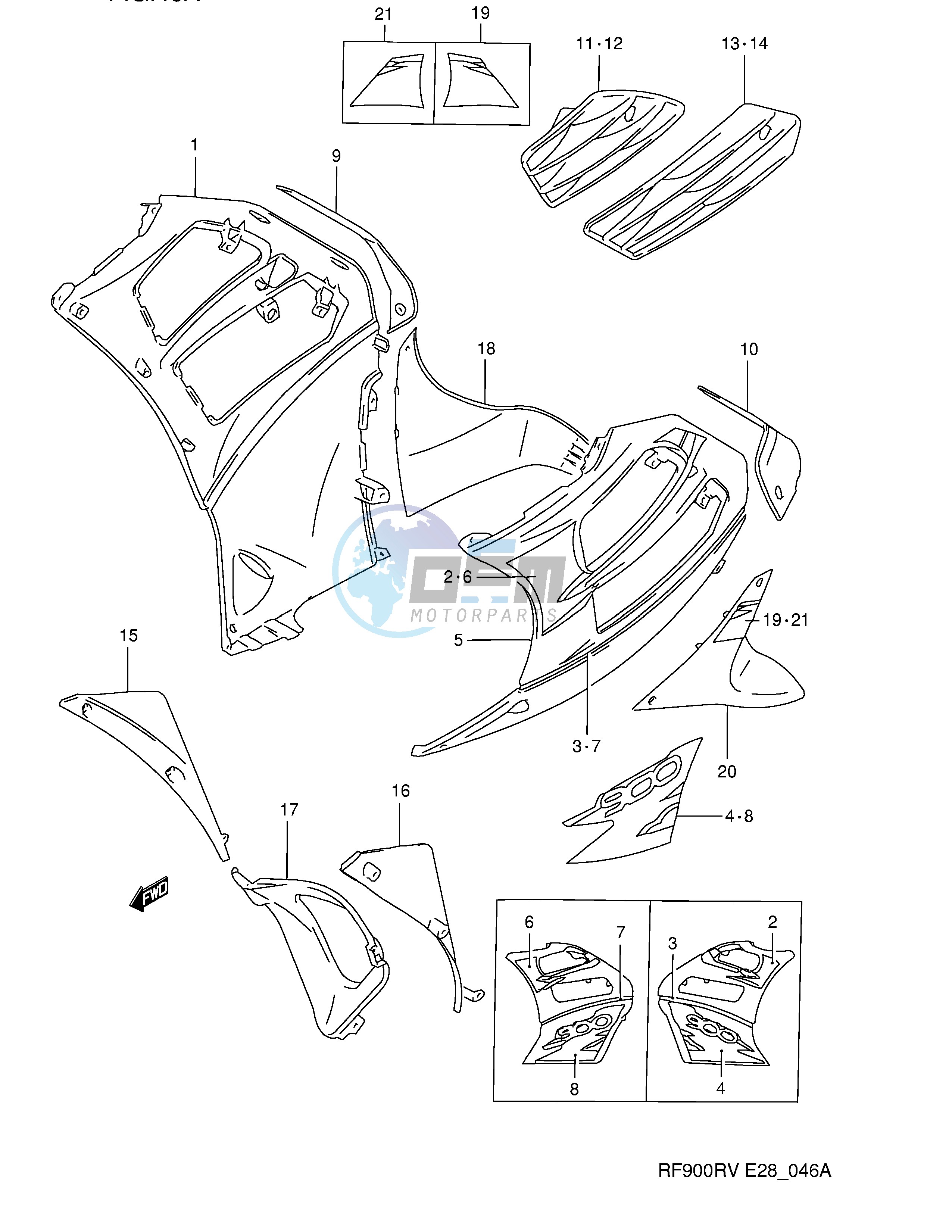 UNDER COWLING BODY (MODEL S)