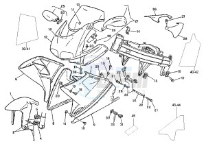 MITO EVOL.125 drawing FRONT BODY