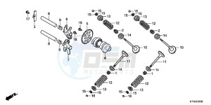 SH300AC drawing CAMSHAFT/VALVE