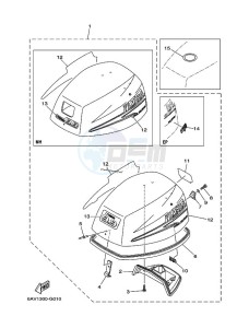 FT9-9GEL drawing TOP-COWLING