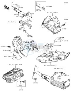 VERSYS 650 ABS KLE650FHF XX (EU ME A(FRICA) drawing Fuel Injection