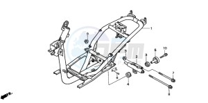 SFX50S drawing FRAME BODY