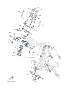 XP500A T-MAX T-MAX 500 (59CR) drawing STEERING