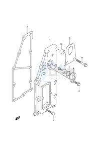 DF 175 drawing Exhaust Cover