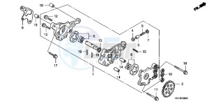 TRX400XC drawing OIL PUMP