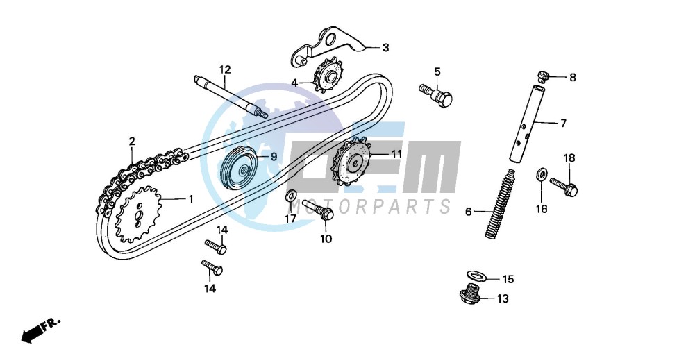 CAM CHAIN/TENSIONER