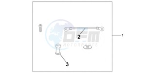 CBR1000RRA BR / HRC drawing TANK BAG ATT KIT