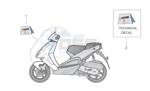 SR 125-150 drawing Decal set I