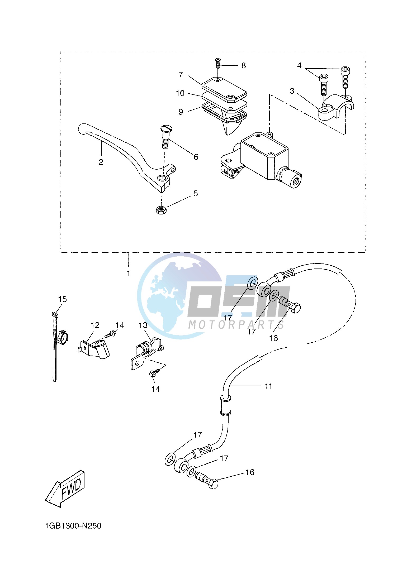 FRONT MASTER CYLINDER