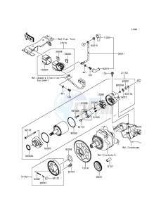 NINJA 300 EX300AEF XX (EU ME A(FRICA) drawing Starter Motor