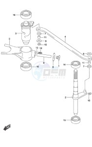 DF 350A drawing Clutch Rod