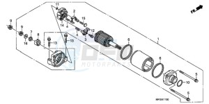 CB600F3A Australia - (U / ST) drawing STARTING MOTOR