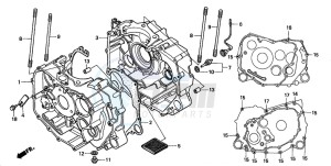 TRX450S drawing CRANKCASE